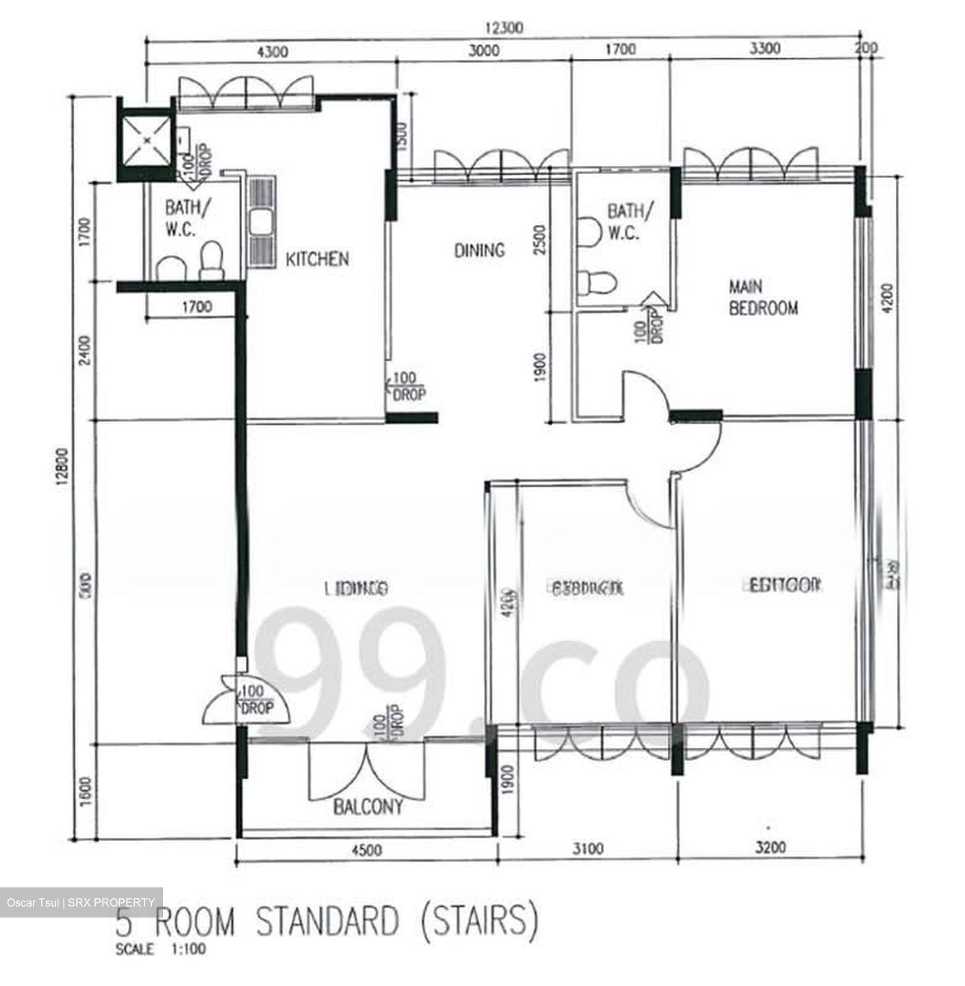 Blk 15 Eunos Crescent (Geylang), HDB 5 Rooms #558116581